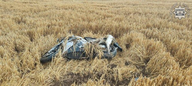 Wypadek na ulicy Gliwickiej w Rudzińcu pod Gliwicami