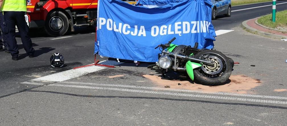 Zderzenie motocykla i ciągnika zakończyło się tragicznie. 38-latek zginął na miejscu