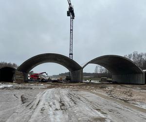 Postępy na placu budowy A2 w okolicach Siedlec