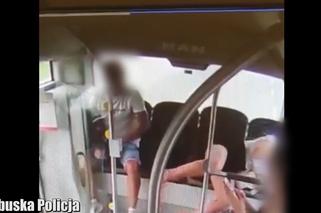 Gorzów. Brutalny atak na pasażerkę autobusu! Sprawca bez litości [WIDEO]