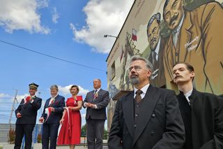 Bogumiłowice. Nowy mural hołdem dla Reymonta i Witosa
