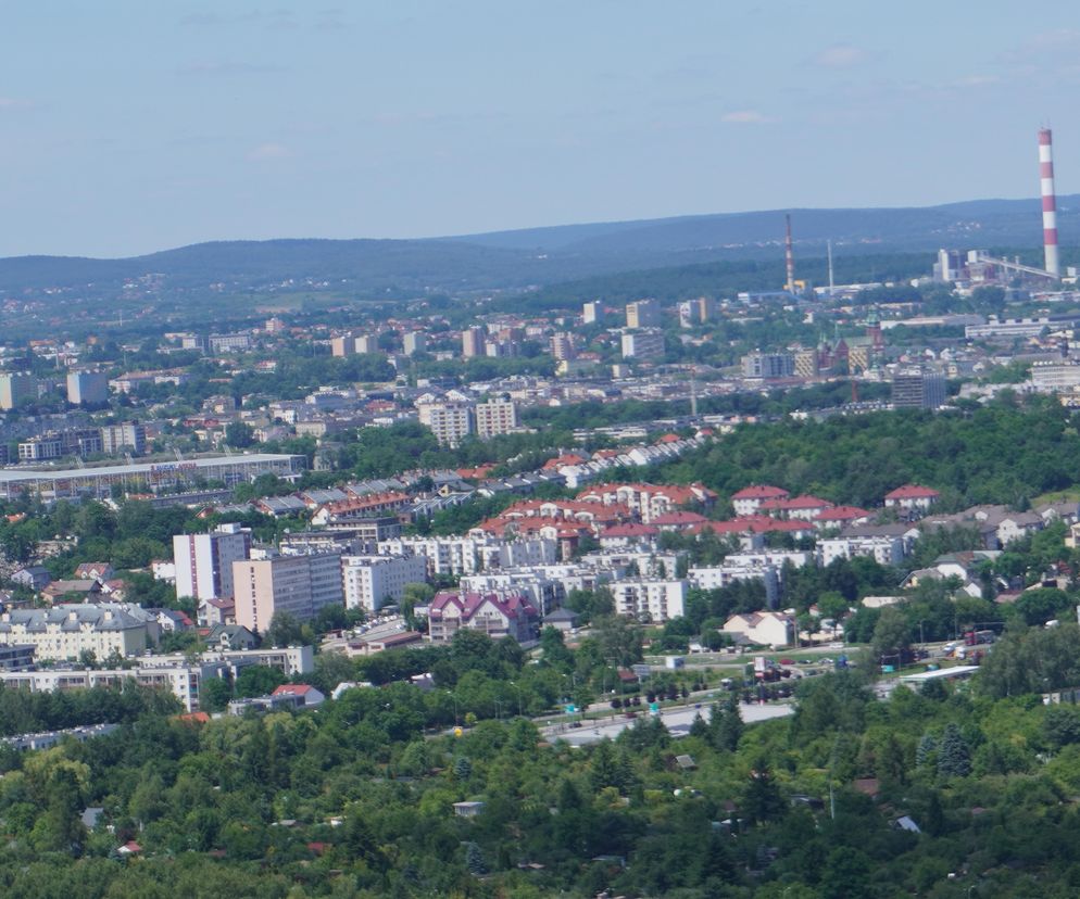 Widok na Kielce z Telegrafu