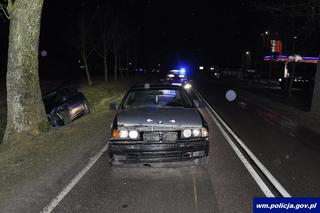 Dwa rozbite BMW. 19-letni sprawca miał prawo jazdy od 7 miesięcy
