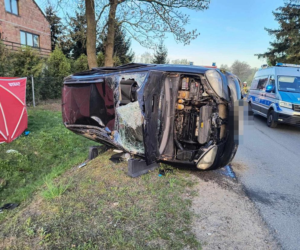 Tragedia w Wielkanoc pod Płockiem. 21-latek roztrzaskał się o betonowy przepust. Nie żyje