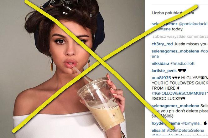 Selena Gomez znika z Instagrama