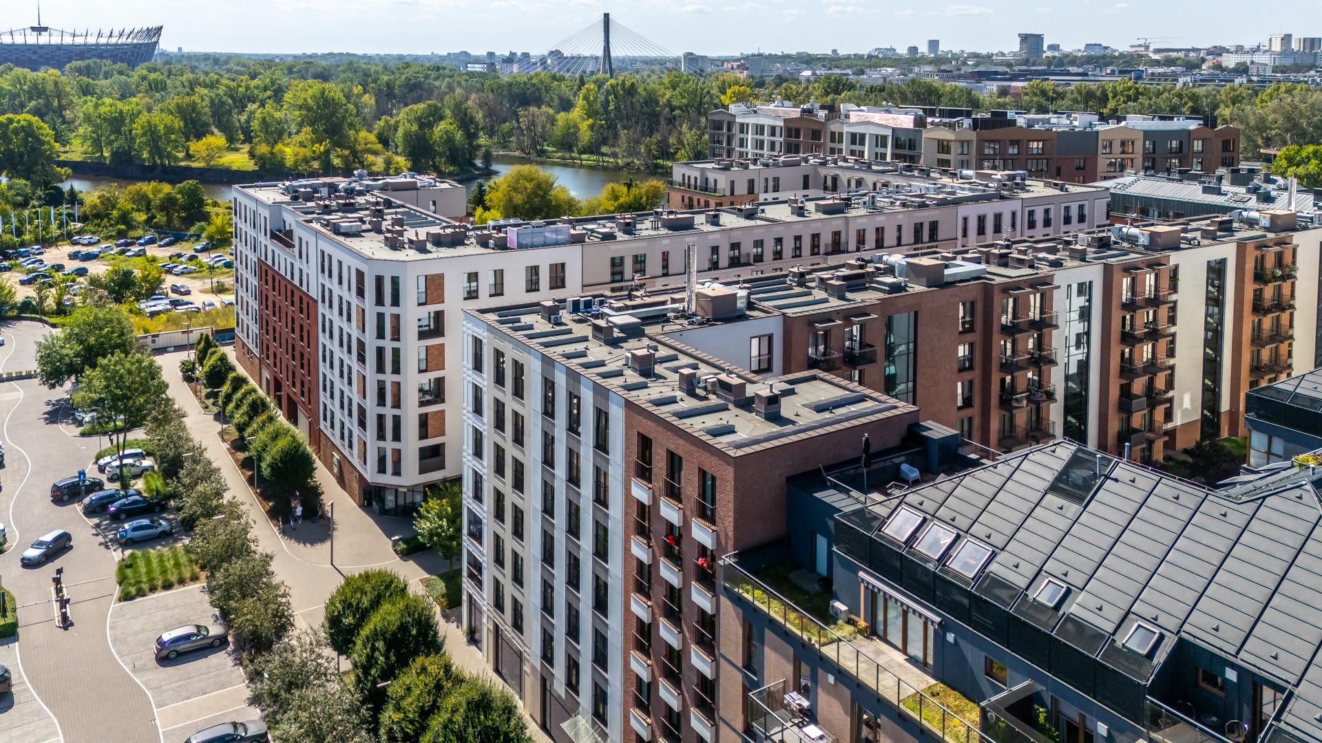 Port Praski w Warszawie z lotu ptaka