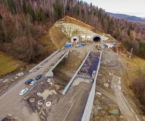 Budowa S1 - obejście Węgierskiej Górki w Beskidach