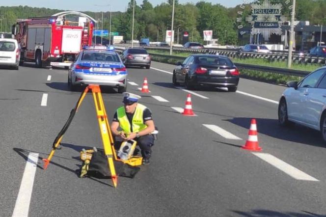 Tragedia na A4 w Katowicach. Nie żyje 46-letni motocyklista