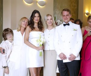 Ślub jak z bajki! Syn Marioli Bojarskiej-Ferenc powiedział tak. Panna młoda nie ukrywała brzuszka