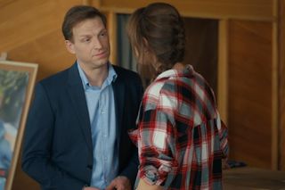 Barwy szczęścia, odcinek 3153. Celina (Orina Krajewska), Łukasz (Michał Rolnicki)