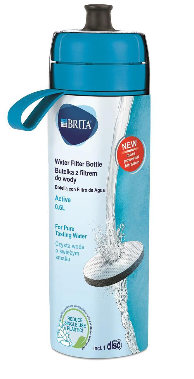 Butelka z filtrem BRITA Active, niebieska, 600 ml, 33 zł