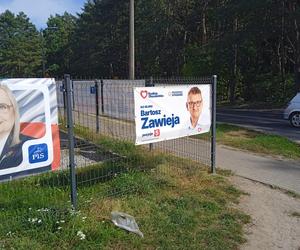 Banery wyborcze w Poznaniu