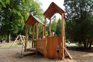 Plac zabaw w Parku Planty