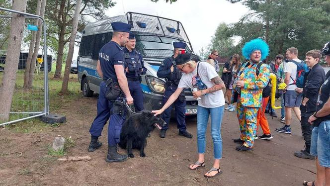 Policja na Pol'And'Rock Festival