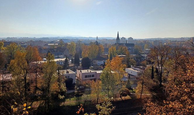 Widok na Czeski Cieszyn z polskiego Cieszyna