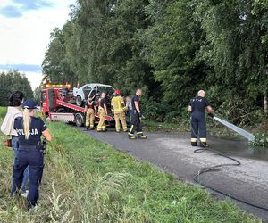 30-latek jechał gruzem BMW bez drzwi i okien. Zginął na miejscu