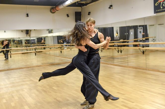 Trening do "Tańca z Gwiazdami" - Katarzyna Zillmann i Janja Lesar