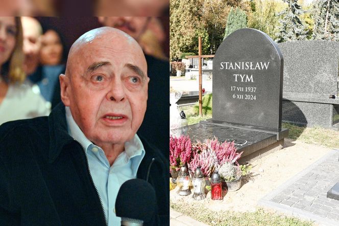 Tak wygląda grób Stanisława Tyma