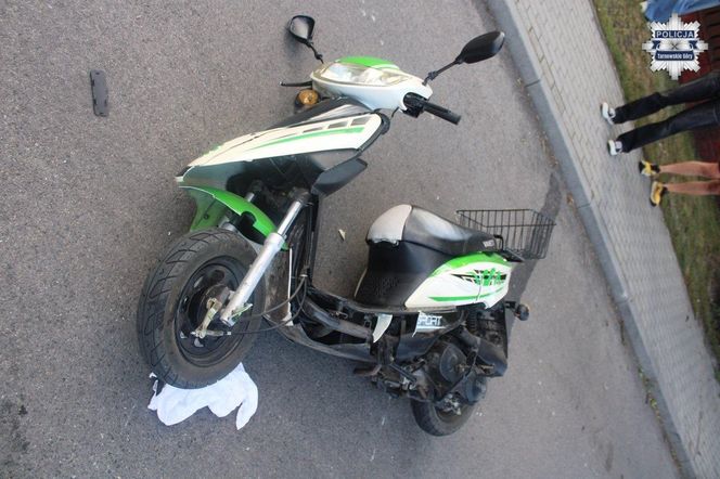 Kierujący osobówką potracił motorowerzystę