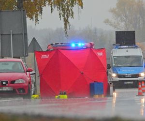 Zwłoki na drodze w Tarczynie. Policja szuka świadków