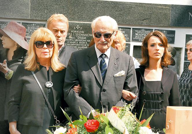 Syn Łapickiego nie przyjechał na pogrzeb