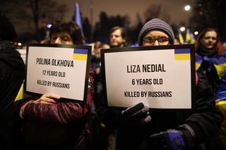 Manifestacja solidarnościowa z Ukrainą