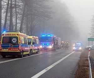 Wypadek śmiertelny w Grodźcu na DK 46