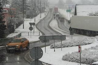 Do Lublina wróciła zima. GDDKiA Lublin zapewnia, że drogi krajowe są przejezdne