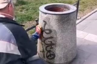 Śmietnikowe graffiti szpeci stolicę