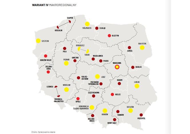 Naukowcy proponują nowy podział Polski. Wałbrzych stolicą Dolnego Śląska?