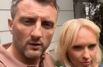 M jak miłość nowy sezon. Bartek (Arkadiusz Smoleński), Dorota (Iwona Rejzner) na planie