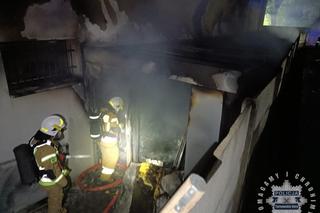 W Tarnowskich Górach palił się magazyn