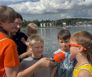 Wakacyjny patrol Eska Summer City na olsztyńskiej Plaży Miejskiej