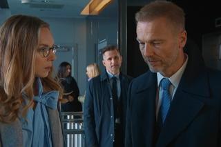 M jak miłość odc. 1716. Andrzej Budzyński (Krystian Wieczorek), Kamil (Marcin Bosak), Sylwia (Hanna Turnau)