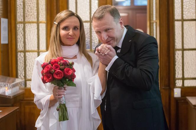 Państwo Kurscy już po ślubie