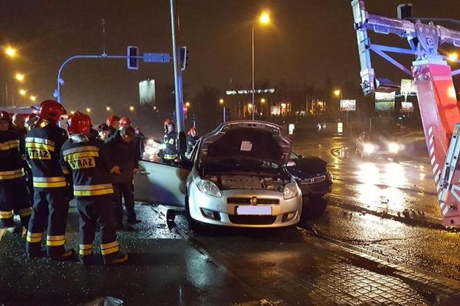 Wypadek na rondzie Starołęka