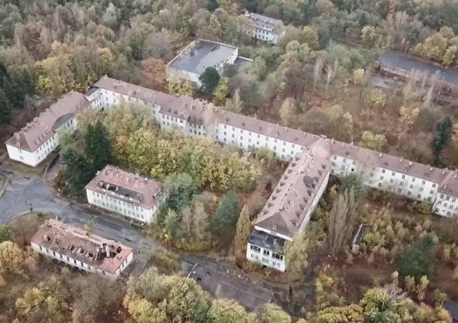 Opuszczony poradziecki szpital w Legnicy. To największy taki kompleks na Dolnym Śląsku 