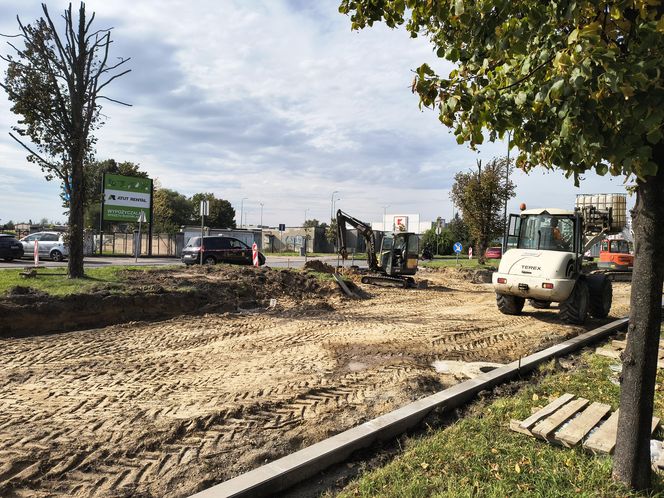 Remont ulicy Podmiejskiej w Kaliszu, wrzesień 2024