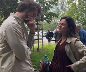 M jak miłość na planie. Kasia (Paulina Lasota), Mariusz (Mateusz Mosiewicz)