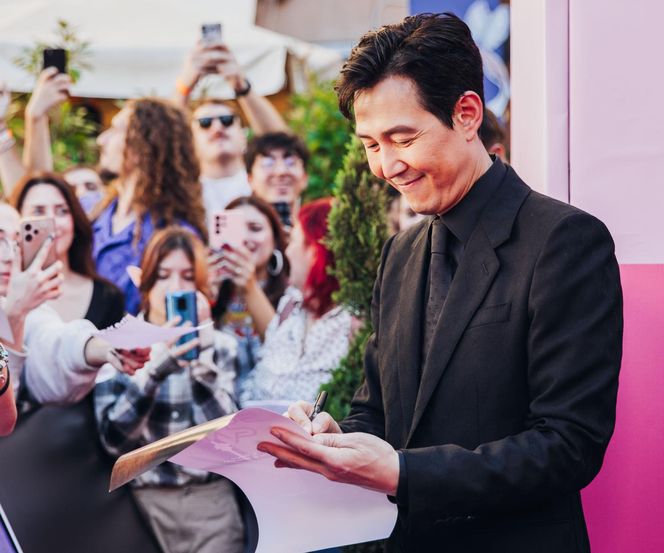 Lee jung jae (Gracz 456, Gi-hun ze "Squid Game") - na premierze