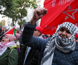 Manifestacja przed siedzibą MSZ w Warszawie (2.10.2025)