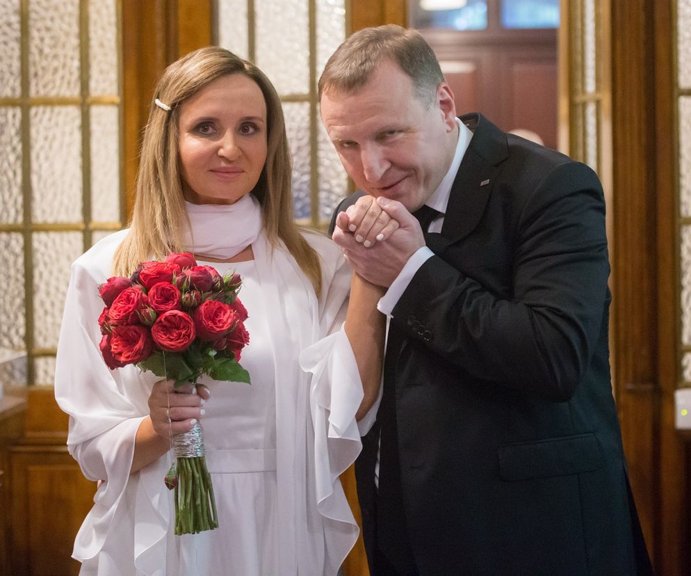 Państwo Kurscy już po ślubie