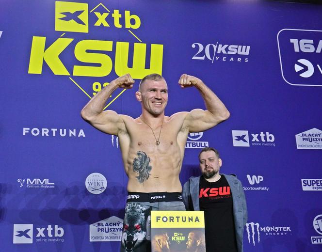 Oficjalne ważenie zawodników przed XTB KSW 92 w Gorzowie