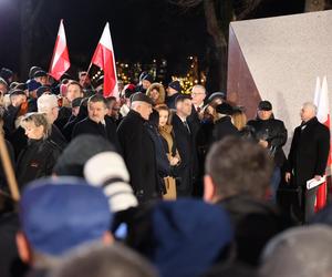 Odsłonięcie pomnika Lecha Kaczyńskiego przy Placu Teatralnym w Lublinie