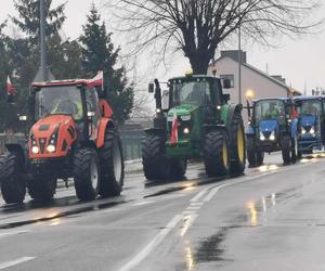 Protest rolników w naszym regionie 