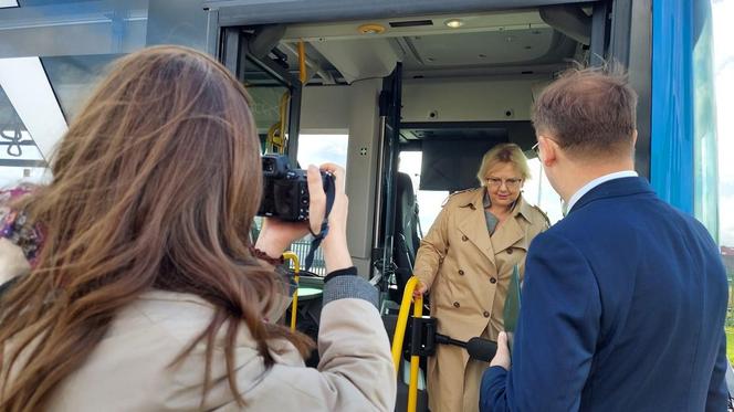 Prezentacja elektrycznych autobusów w Zamościu