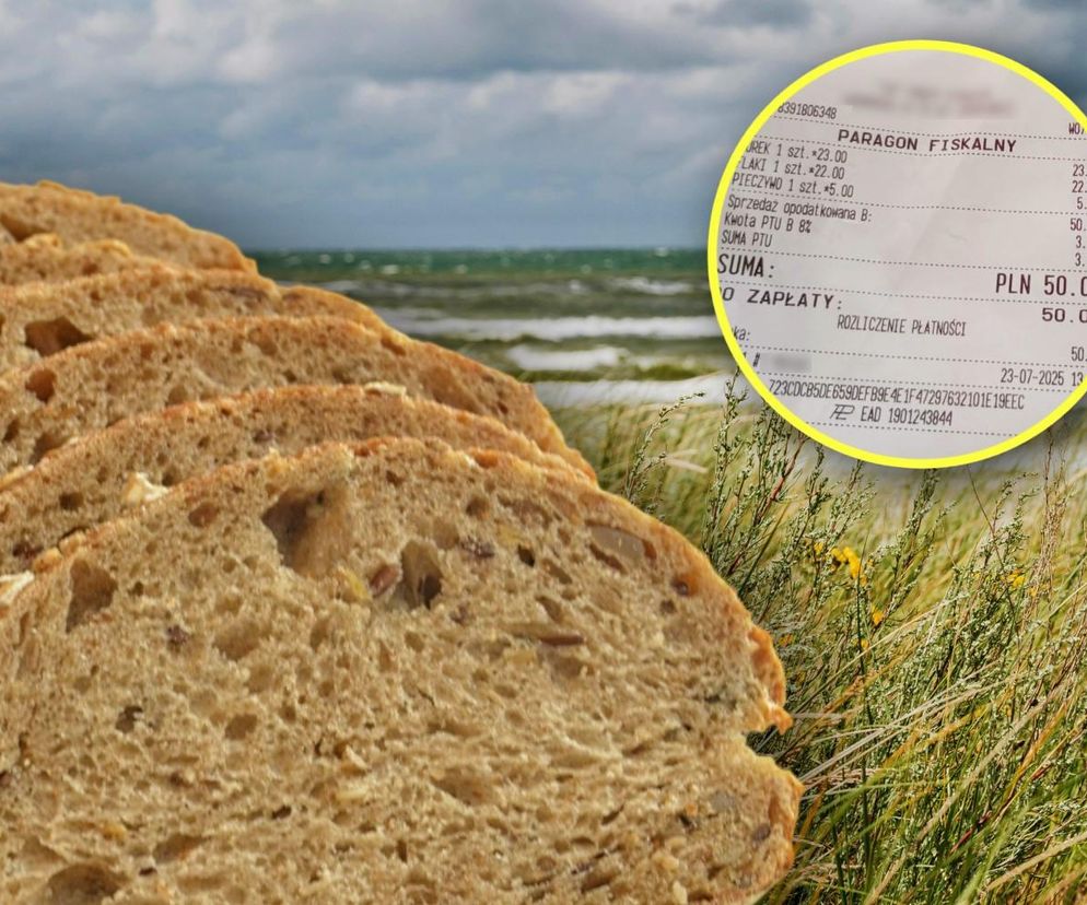 Zamówił nad morzem żurek i flaki, jednak cena pieczywa zwaliła go z nóg