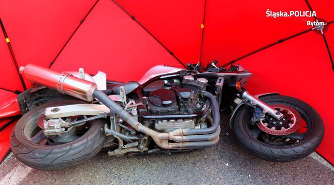 Śmiertelny wypadek w Bytomiu. Nie żyje młoda motocyklistka [ZDJĘCIA]