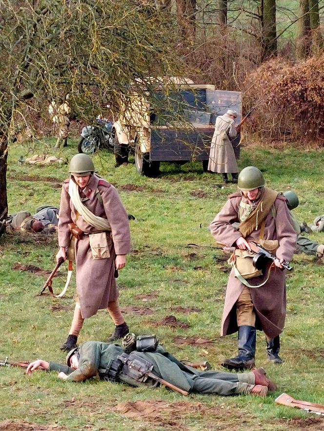 W Borównie Niemcy ostatkiem sił bronili się przed Rosjanami, dokładnie tak jak w lutym 1945 roku