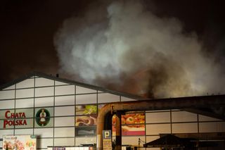 Pożar w Poznaniu na Podolanach